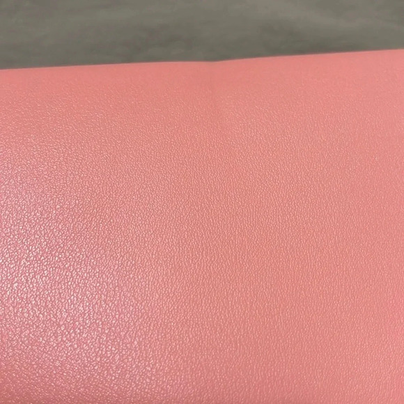 Neiman Marcus Orange and Peach purse Vegan Leather Good Pre-owned Condition. - Picture 4 of 8